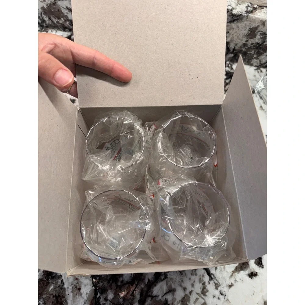 Govino Go Anywhere 16oz Stemless Wine Glasses Shatterproof Set of 4 Clear